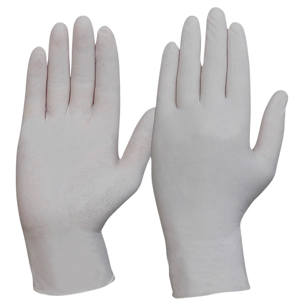 White Latex Powder Free Gloves