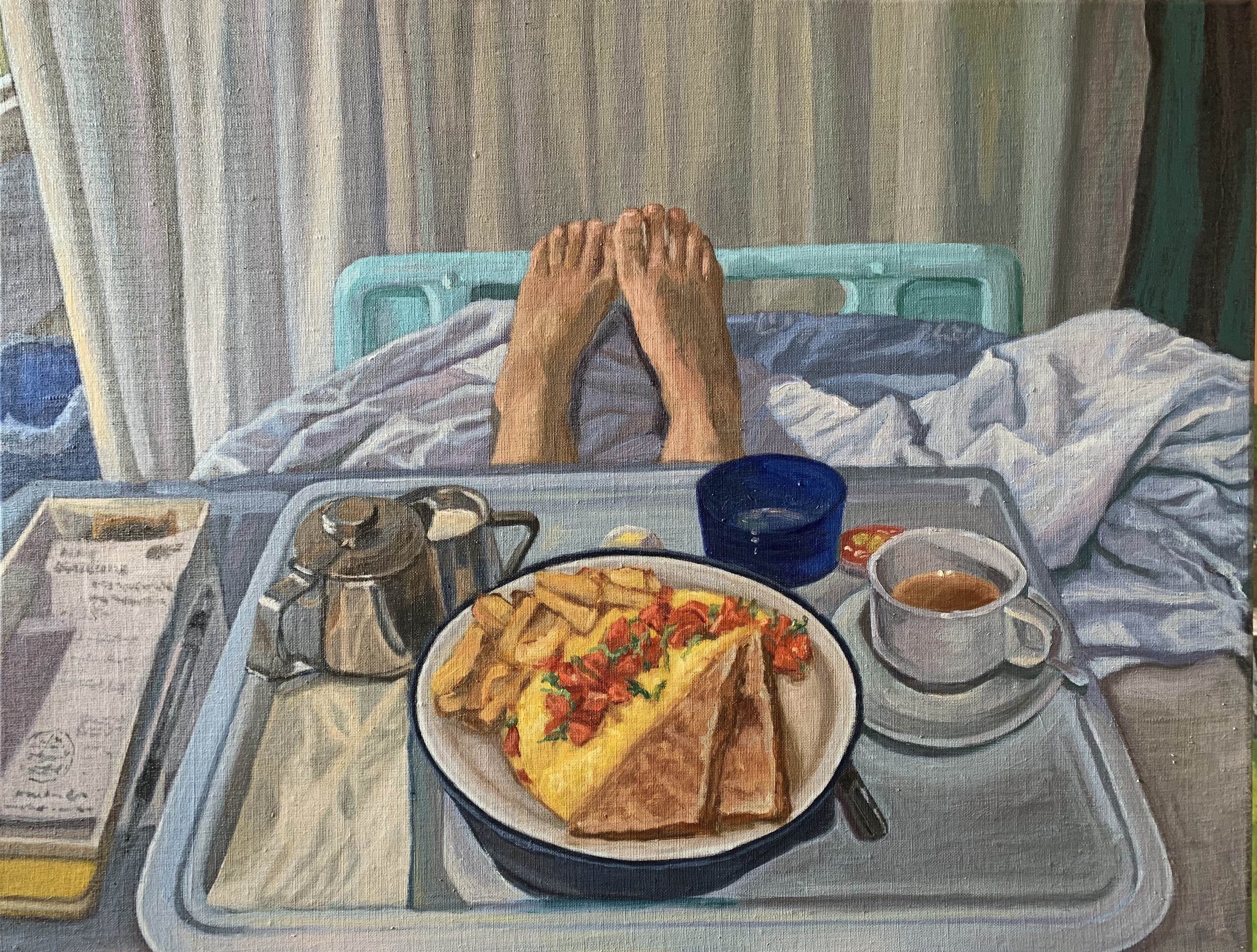 Hospital Ward III.  Feet and Food, too. 