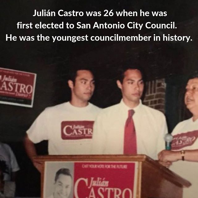 Before he was a presidential candidate, he was San Antonio's youngest city councilmember in history.
Julián Castro won a seat on his hometown's city council at 26 years old. 8 years later he was elected mayor. Now at 44, he's running for president.
How old will you be when you run?