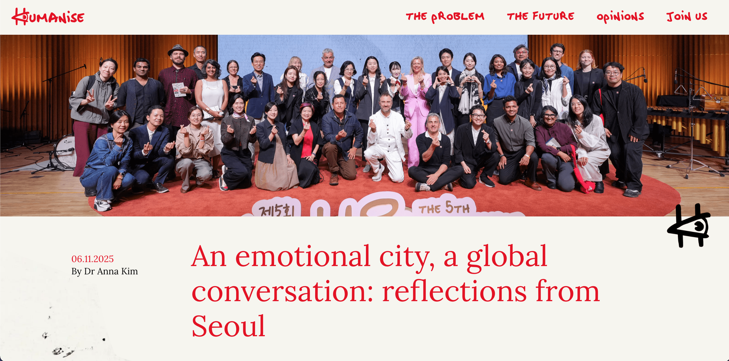 Reflections as a speaker at the global forum to open the Seoul Biennale