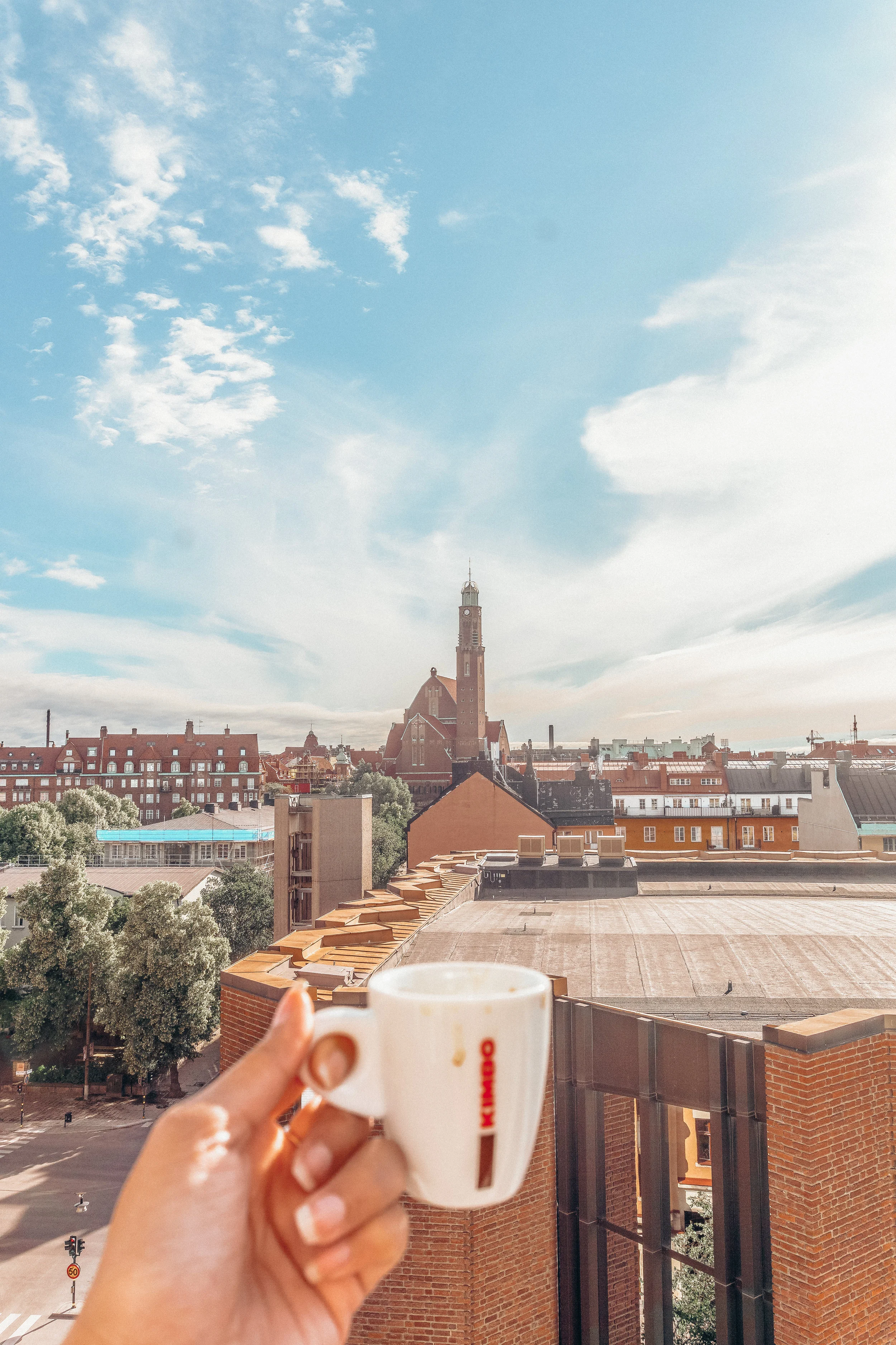 We have 6 capsules of Nespresso in our suite (refilled every day). So better make some uses out of it! (Stockholm takes their coffee consumption seriously).