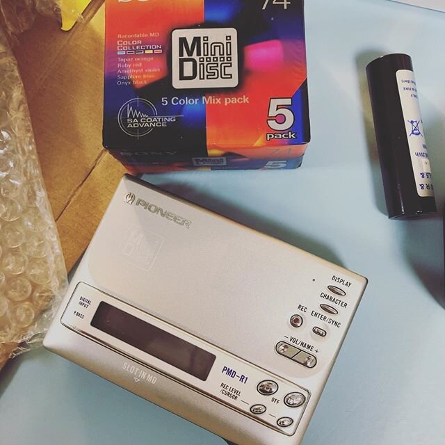 The way I see it, the longer #stayhome lasts, the less I can be criticized for my online shopping habits. #minidisc