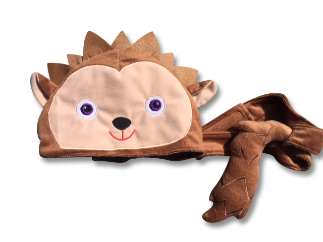 Animal hat and tail - Hedgehog