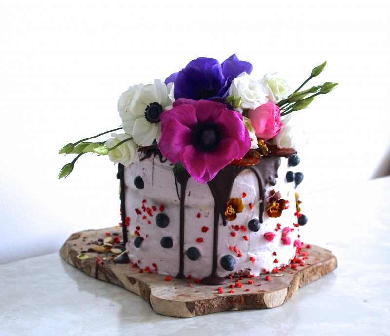 Raspberry cake