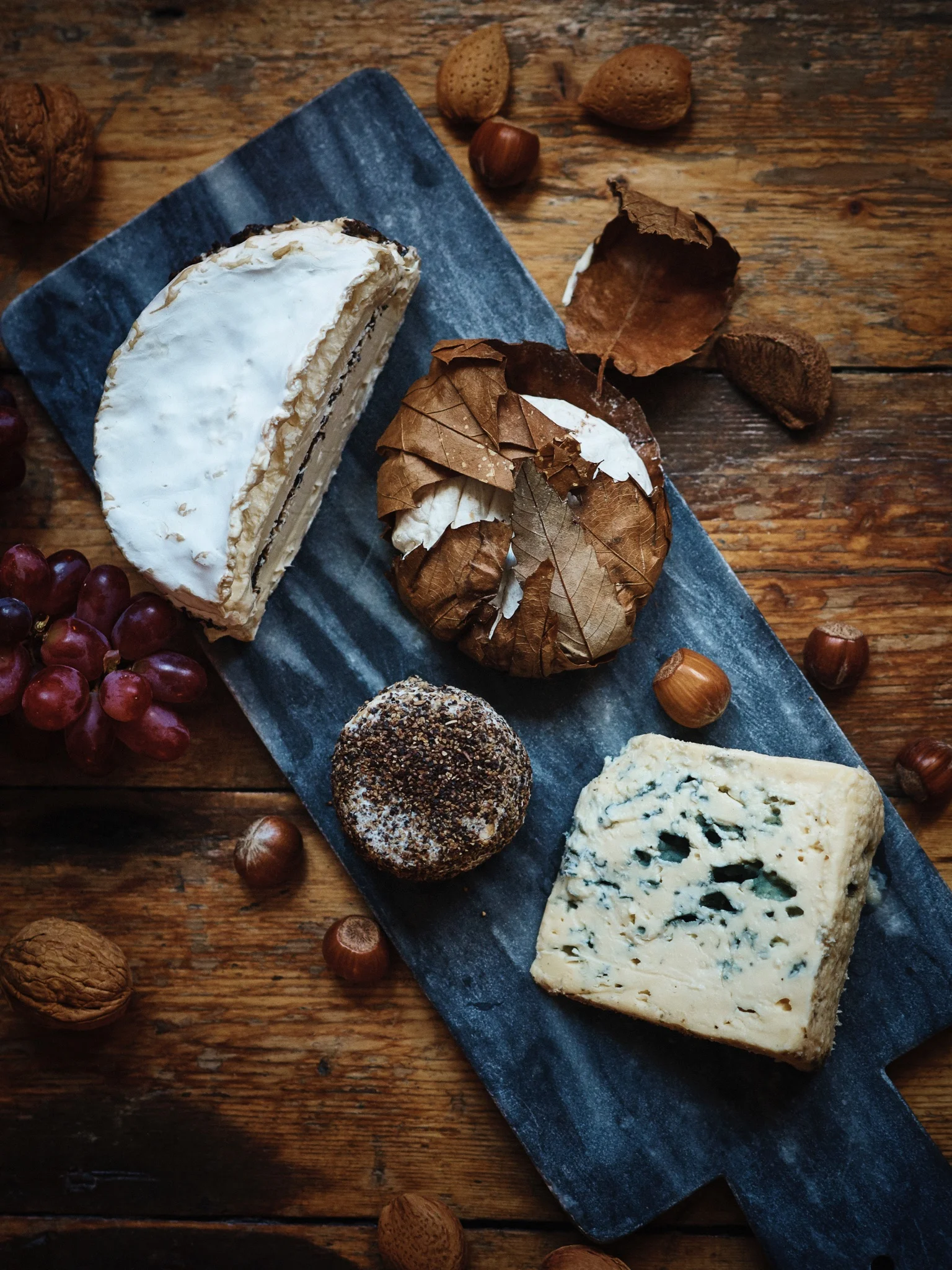 Delicious cheeses