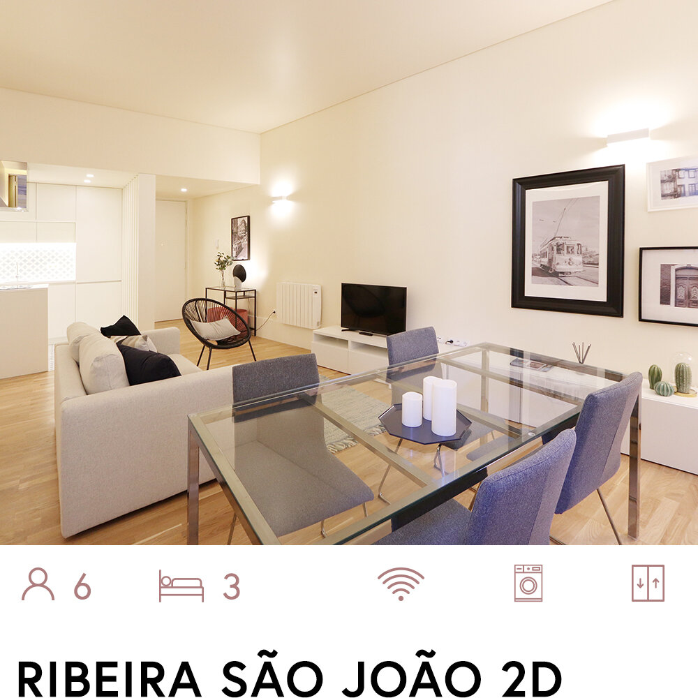  Two bedroom apartment, fully equipped, in the historic center of Porto. 