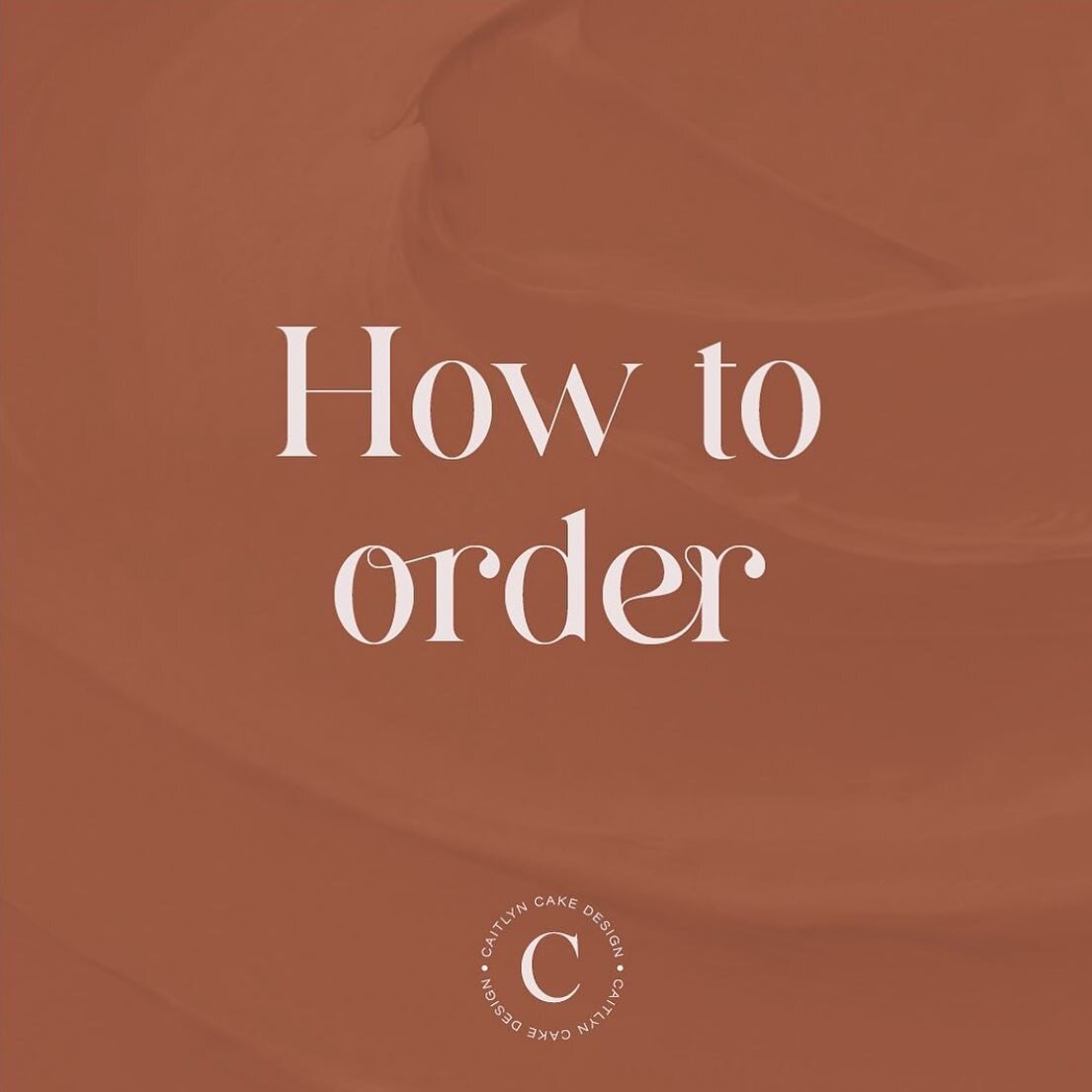 HOW TO ORDER / if you have ordered a cake from me in the past, chances are you probably ordered by sending a message through instagram or facebook! My social media has now collectively grown to 8000+ followers, but I have also discovered during this 