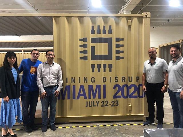 Come see the unveiling of the first ever Mining Disrupt Conference #Bitcoin Container with Bitmain this July 2020 in Miami, Florida.

Become a part of history in the making. Get 50% OFF ticket for Early Bird Special before prices go up. #MiningDisrup