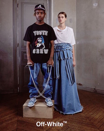 Off-White ad campaign for May 2016, featuring Ian Connor