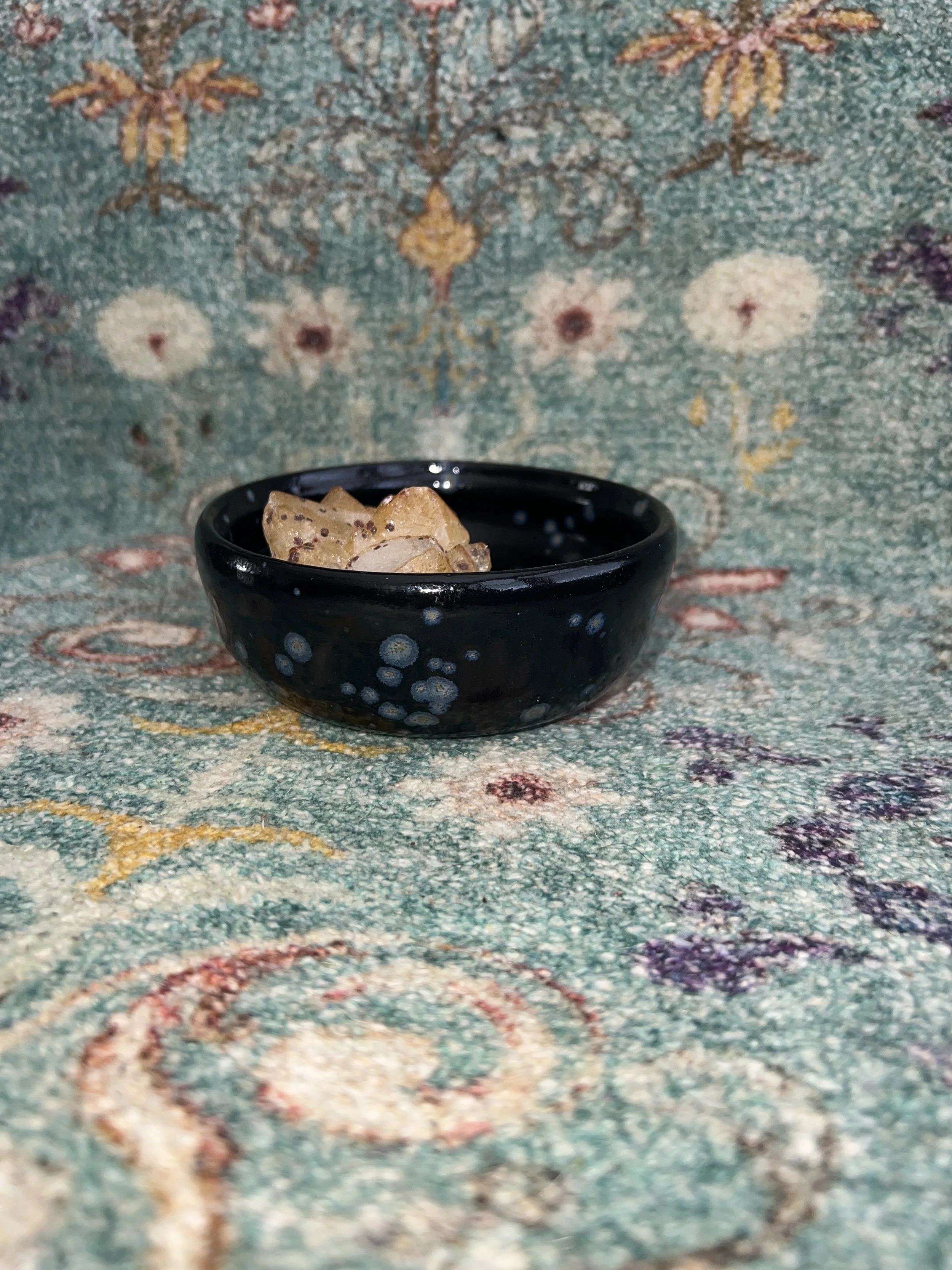 Small altar / jewelry / snack bowl - "Midnight"