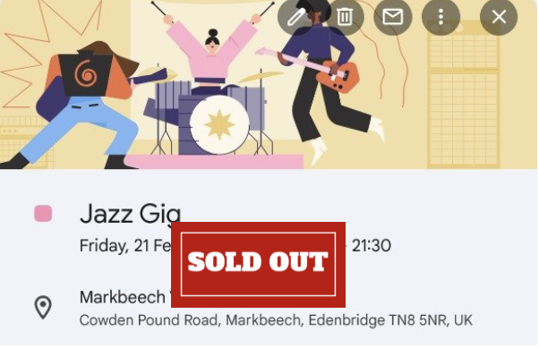 Jazz Gig Friday Feb 21 2025