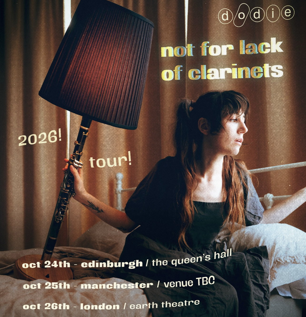Dodie | Not For Lack Of Clarinets tour 