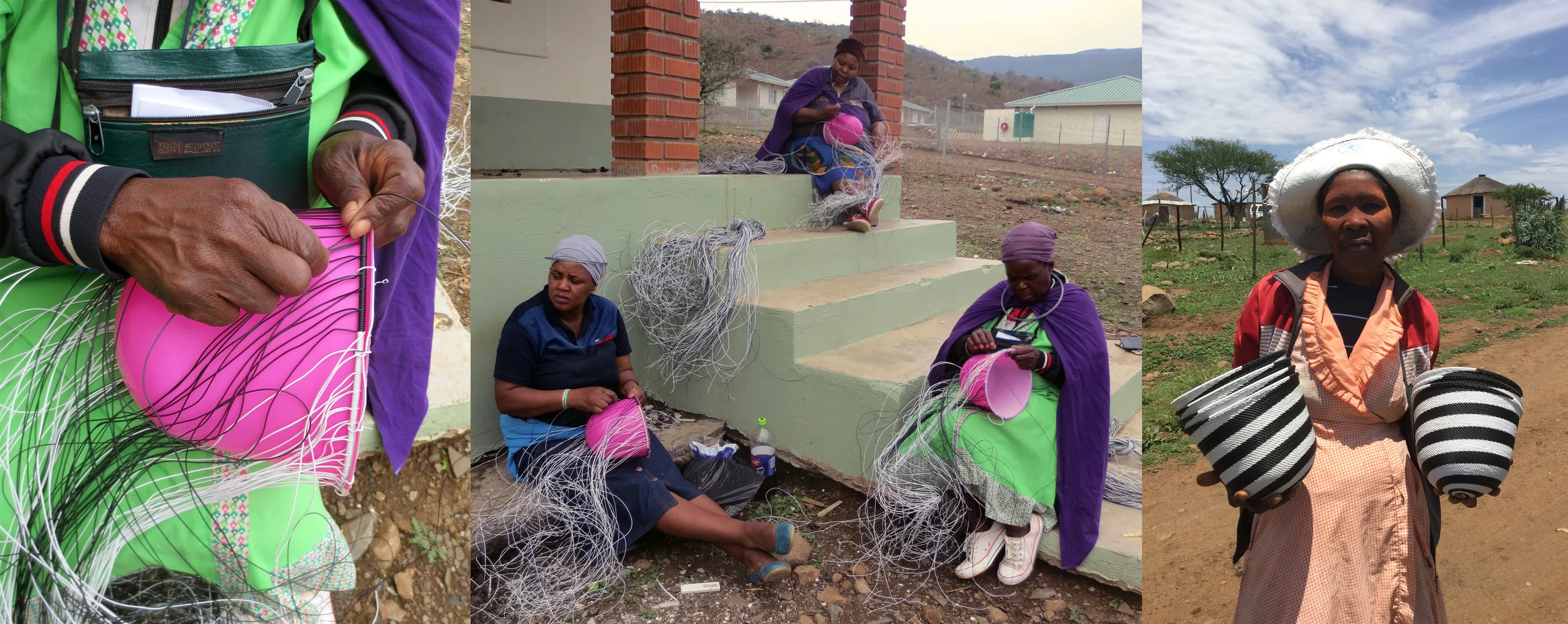 The wire-work was handcrafted by African artisans from KwaZulu Natal in South Africa