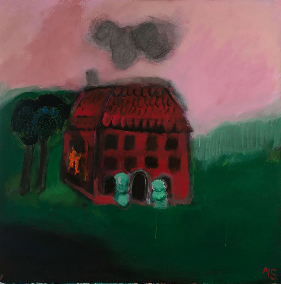 House Afire, 48x48"