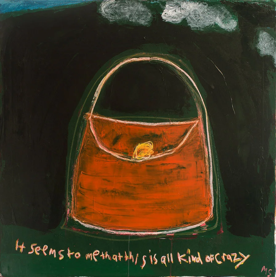 Orange Purse, 44x44"