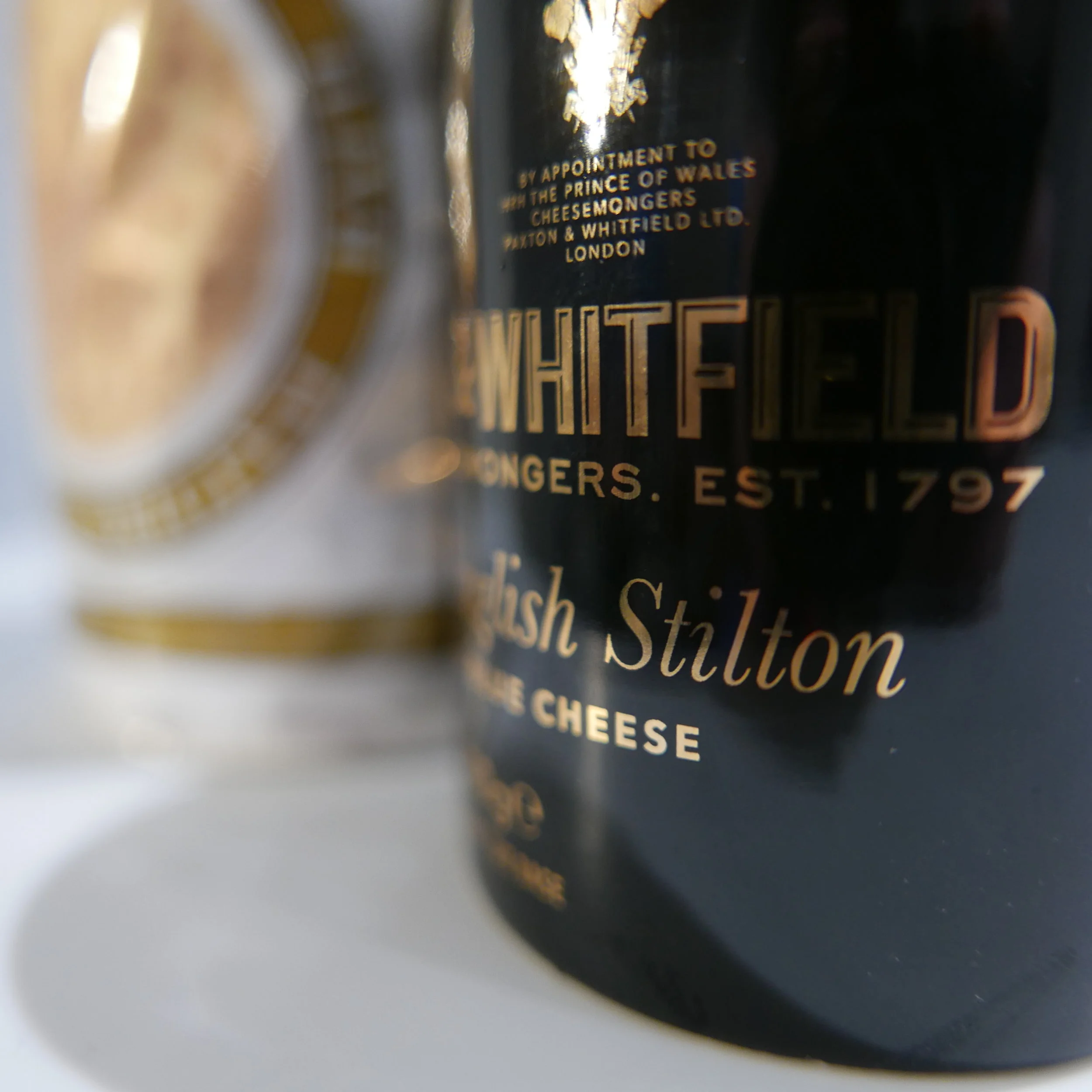 Potted Stilton with Bath Olivers