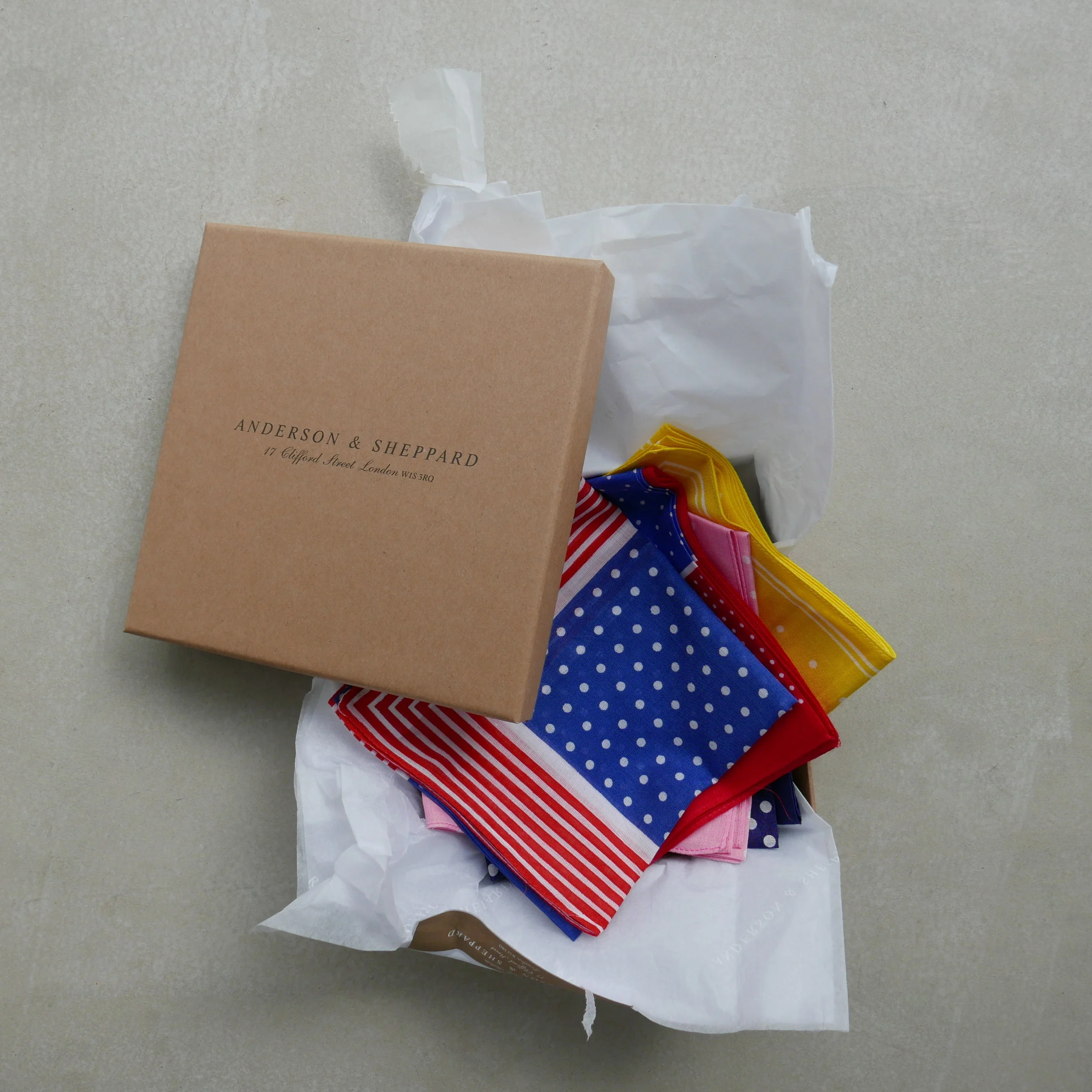 Anderson &amp; Sheppard Handkerchief