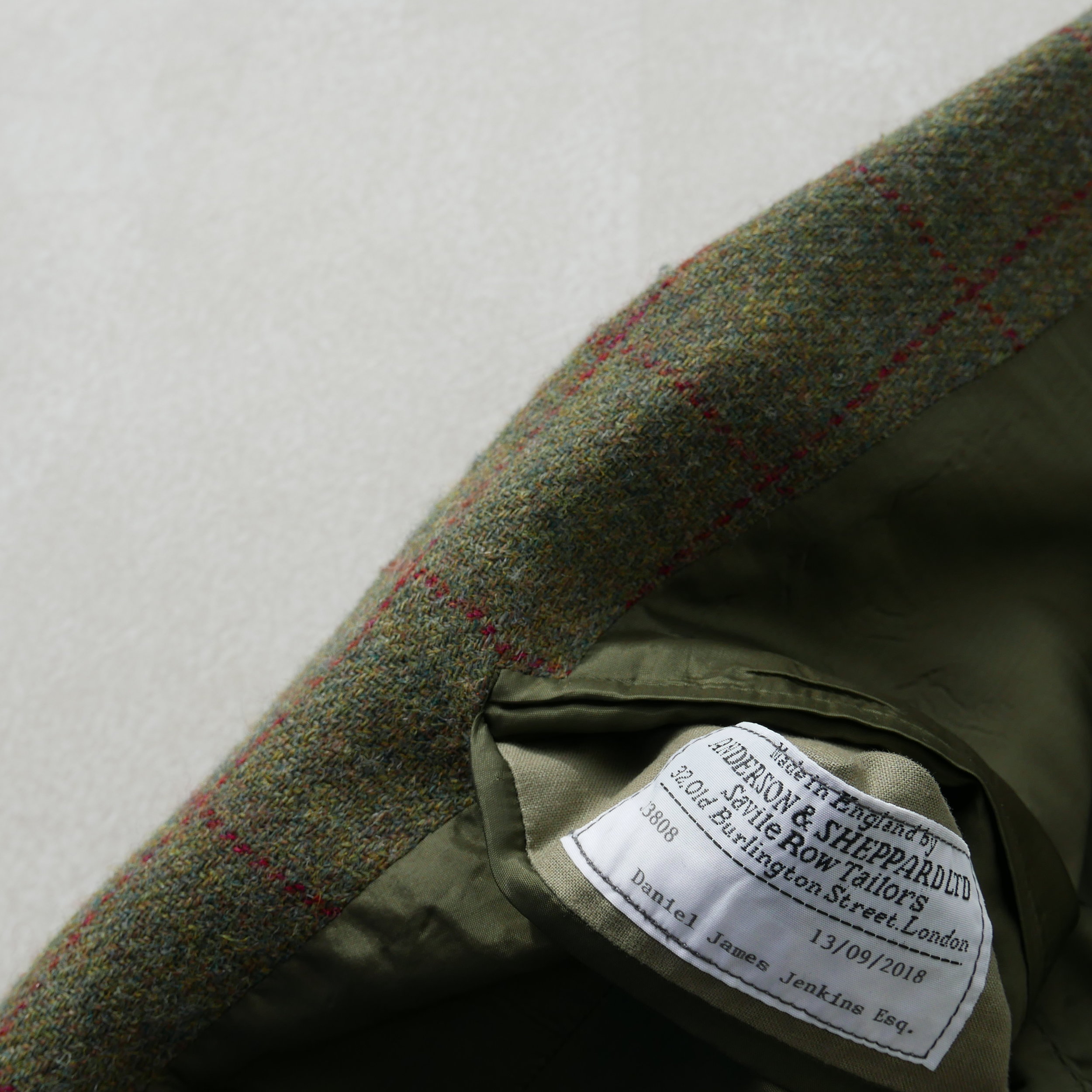 Anderson &amp; Sheppard Coat Part I