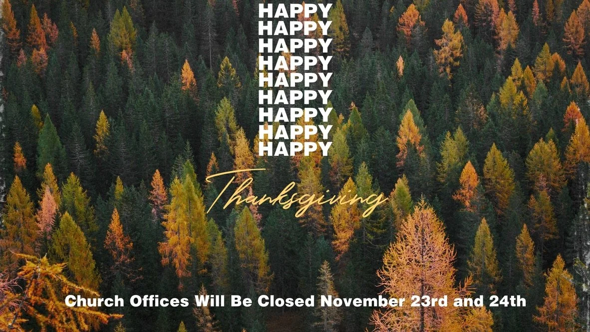 Offices Closed - Thanksgiving