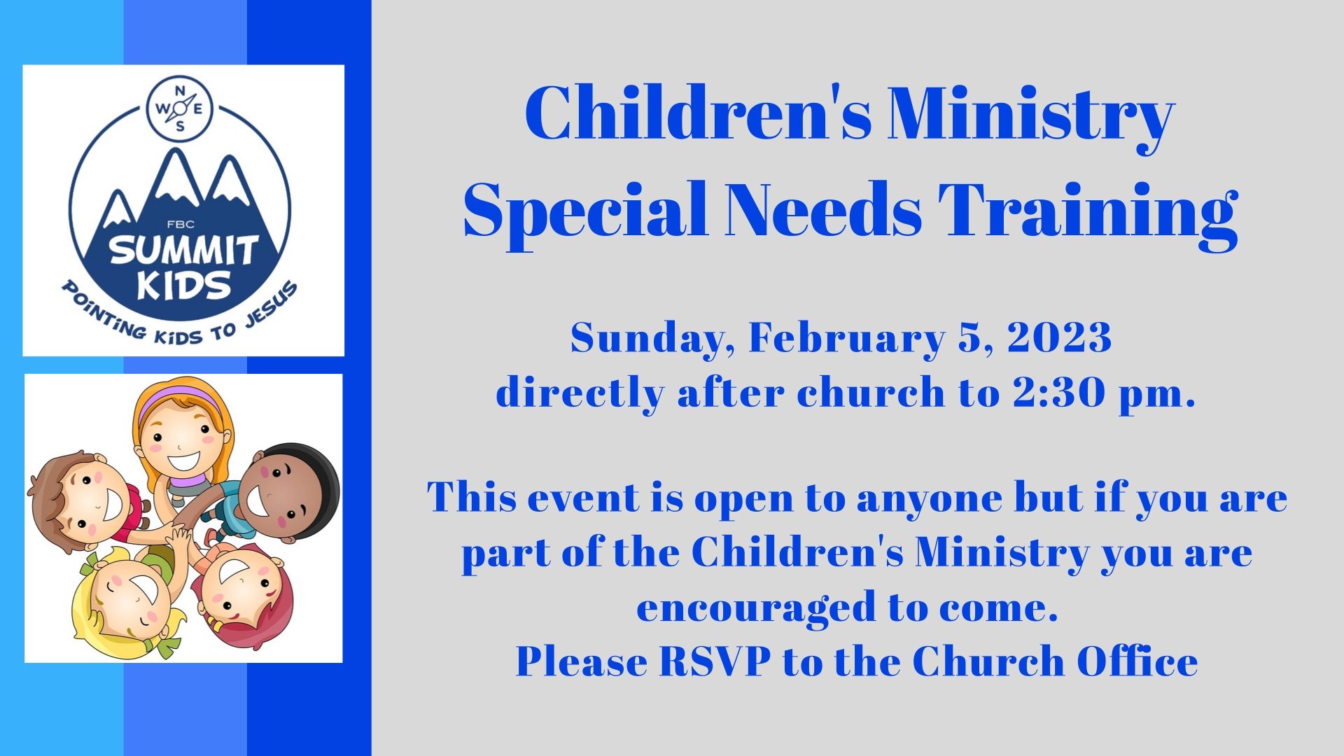 Special Needs Training 