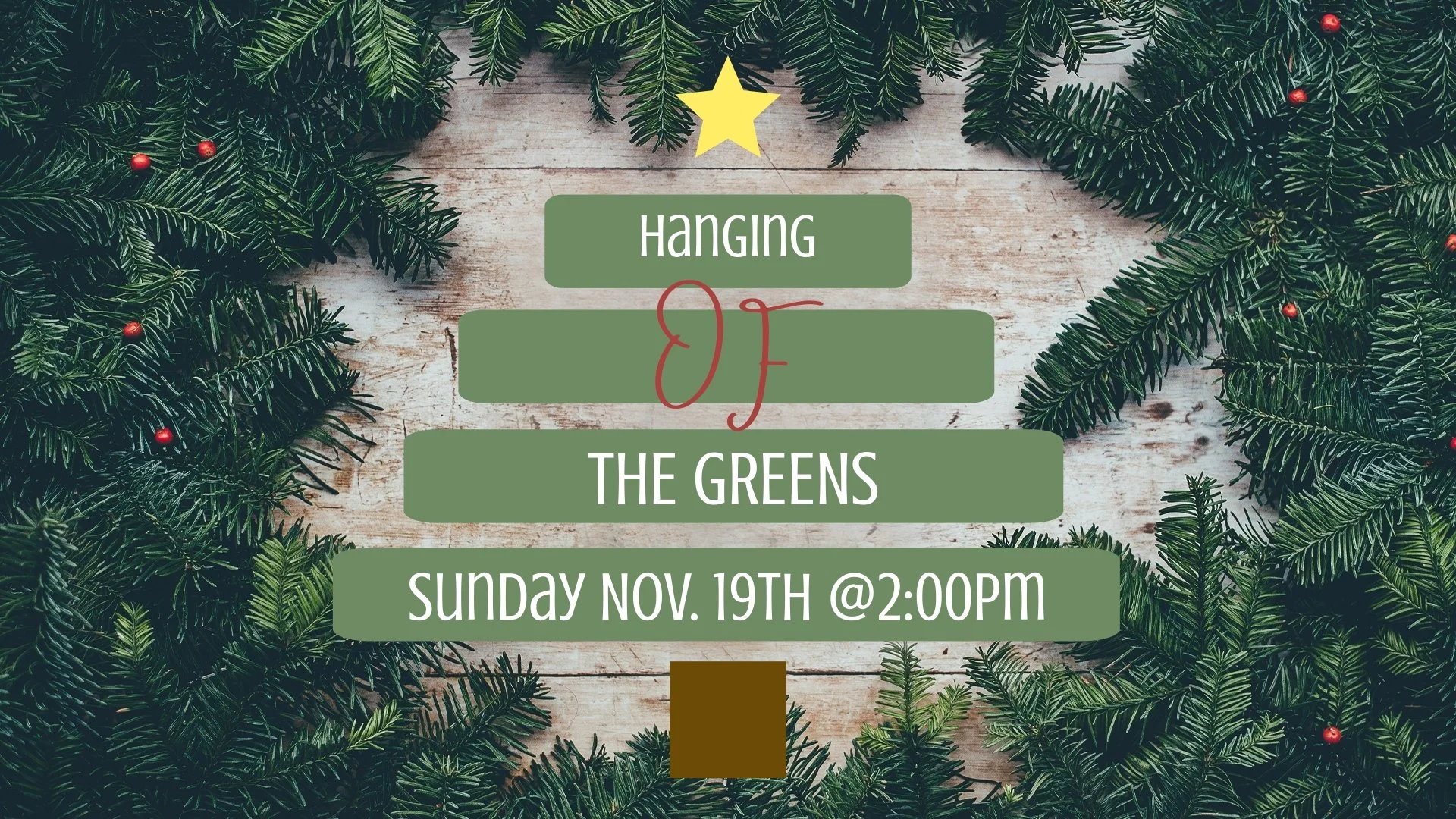Hanging of the Greens