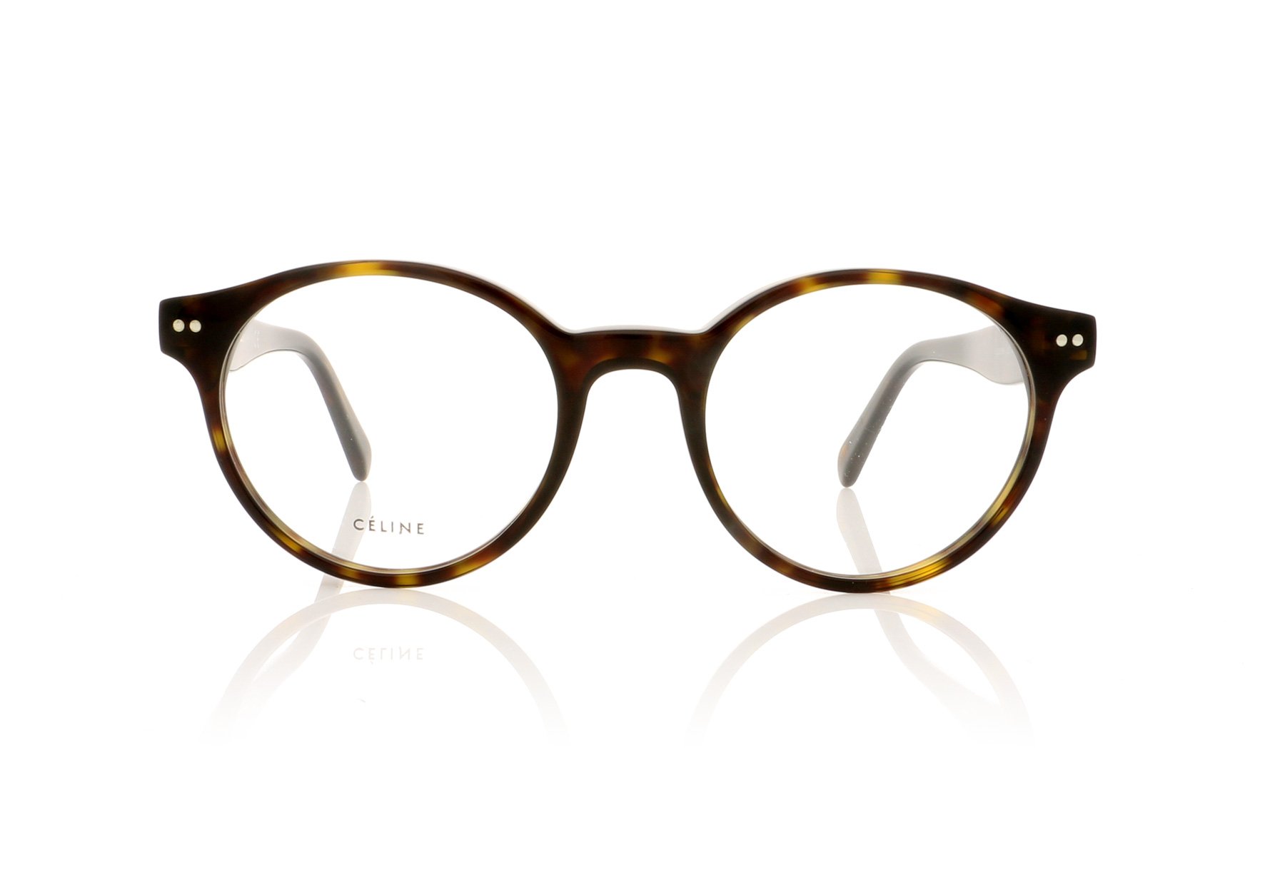 CELINE- CL50008I Optical £240 (Sold out) COLOUR Tortoise CATEGORY Opticals MATERIAL Acetate SHAPE Round