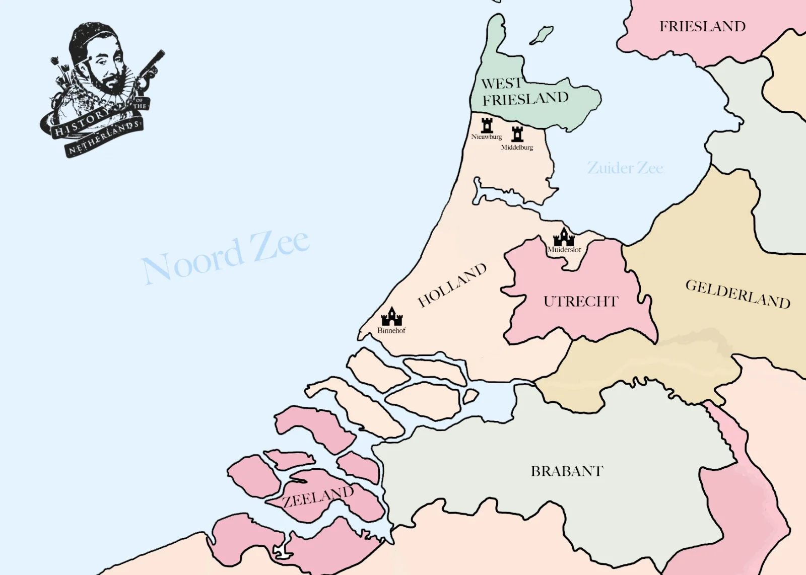 The situation in the lowlands. Map by David Cenzer.