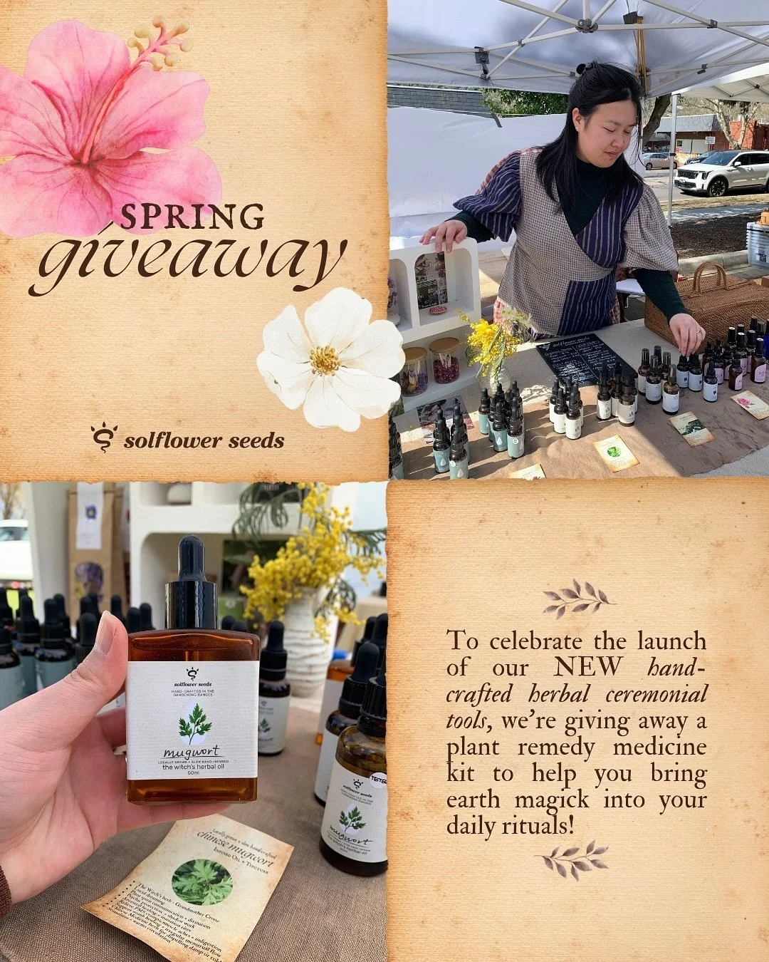 🎃💀 Spooky Halloween + Spring Beltane blessings to you!

Enter our GIVEAWAY to win some beautiful hand-crafted ceremonial ritual and herbal energy tools 🌿

Just in time for witchy spooky season 🧙&zwj;♀️🕸️🕷️🔮🪄 these plant allies are ready to me