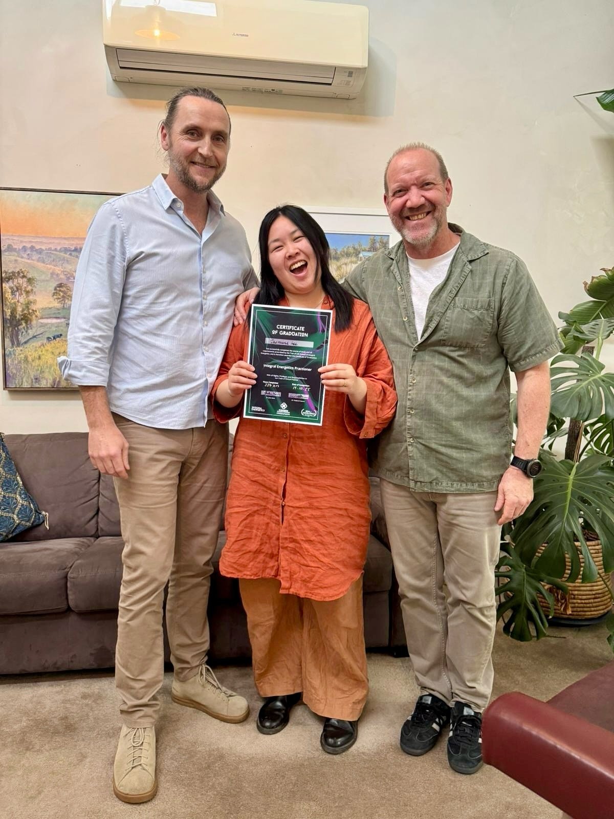 🎓 After 2 massive years of deep excavation, breaking through to new heights, revisiting past lows with greater kindness and courage, confronting my own shadow dynamics, cultivating deeper resources of body-mind-heart presence, refining my energy pra