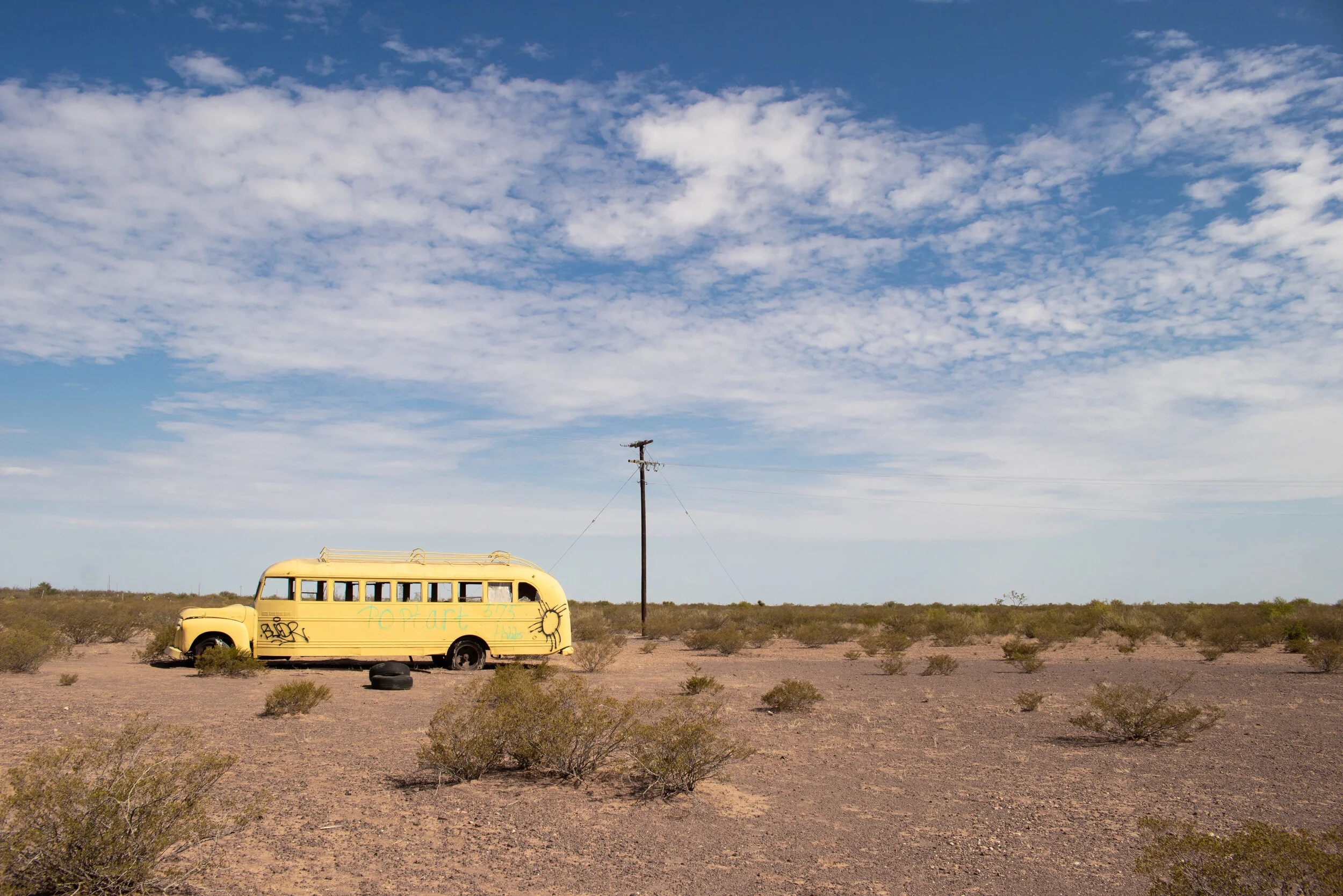 Abandoned Bus-New Mexico/Texas Border