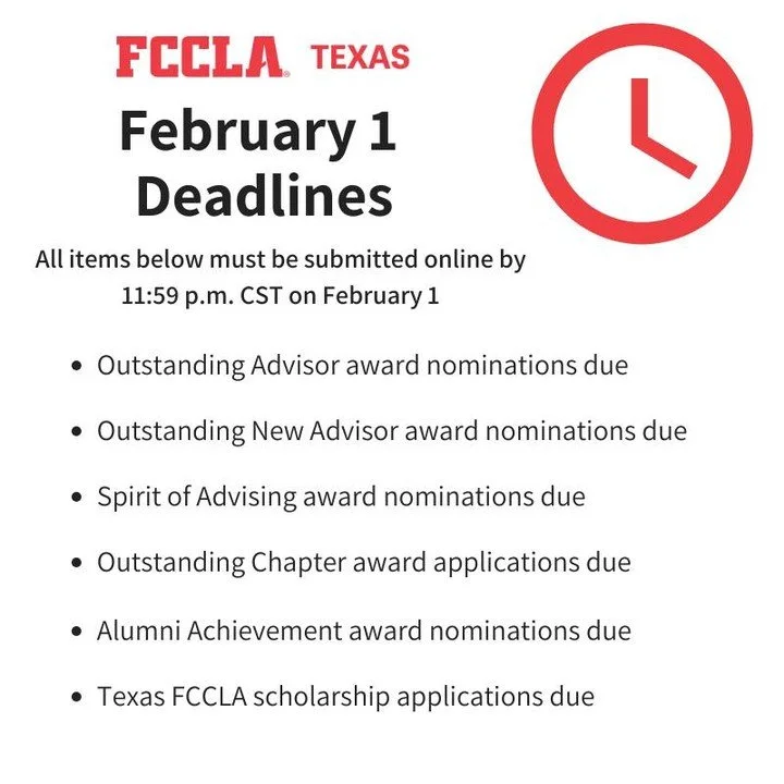 Only 2 weeks left until the February 1 deadlines! You don't want to miss these.