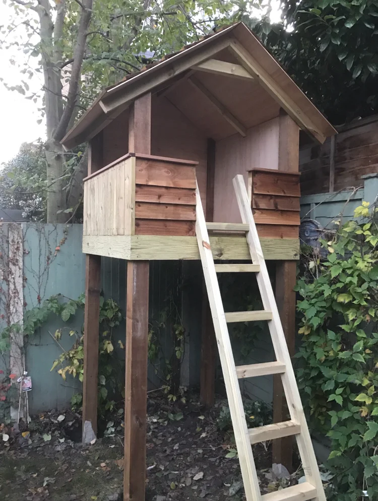 Treehouse construction - Poole & Bournemouth Decking Company