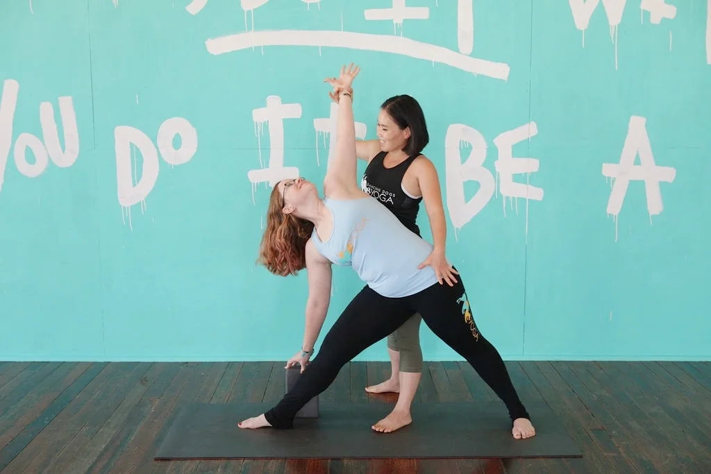 Photo: @leeannritchphotography Yogis: @junekatasana & @nikkibaker.exclamationpoint