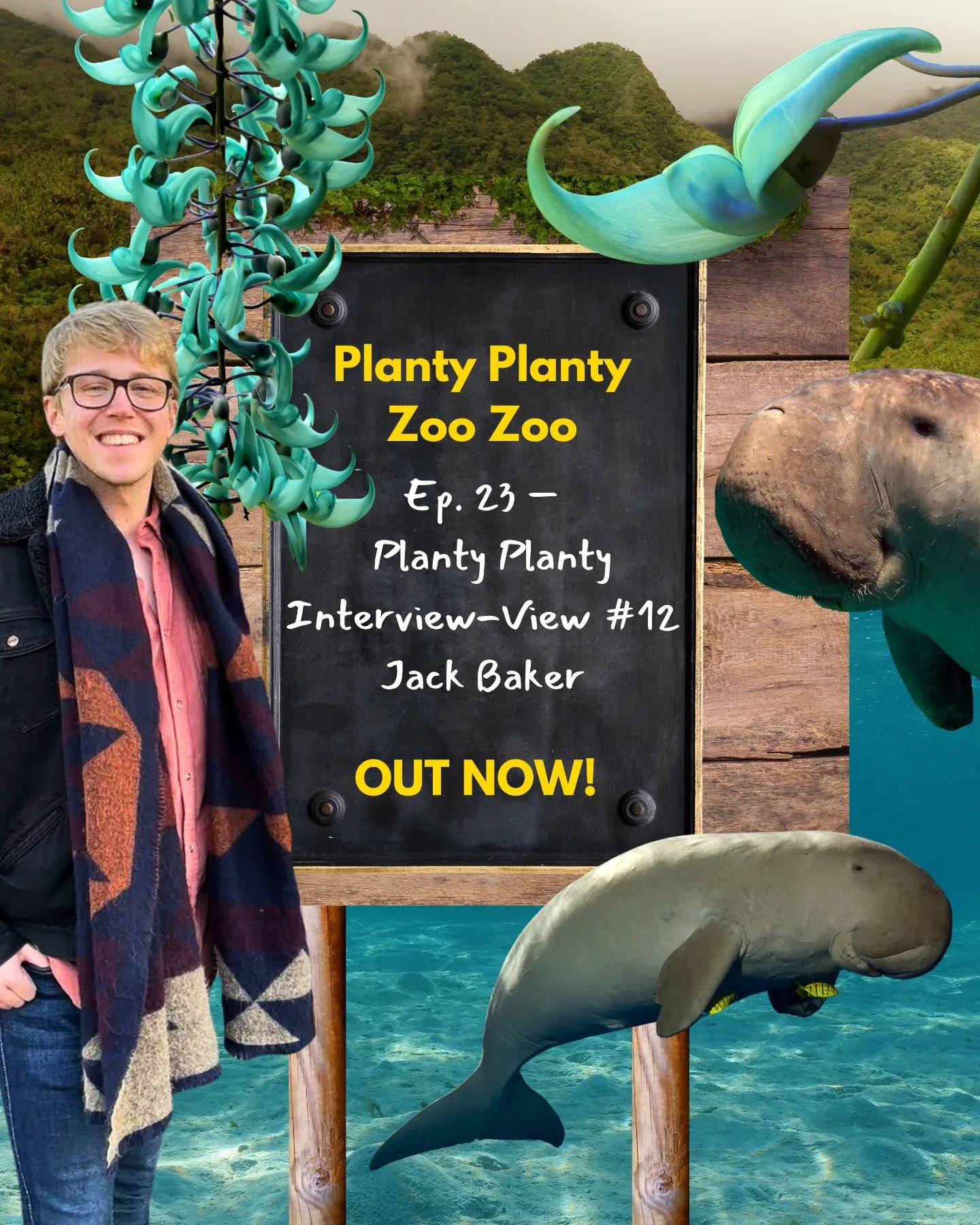🎙️ Episode 23 - out now!🎙️

Welcoming one of nature podcasting's biggest names (and one of their bestest friends!), Connor and Steph talk to @theonlyjackbaker from @pangolinpodcast!! Chatting about telling the important stories and highlighting the
