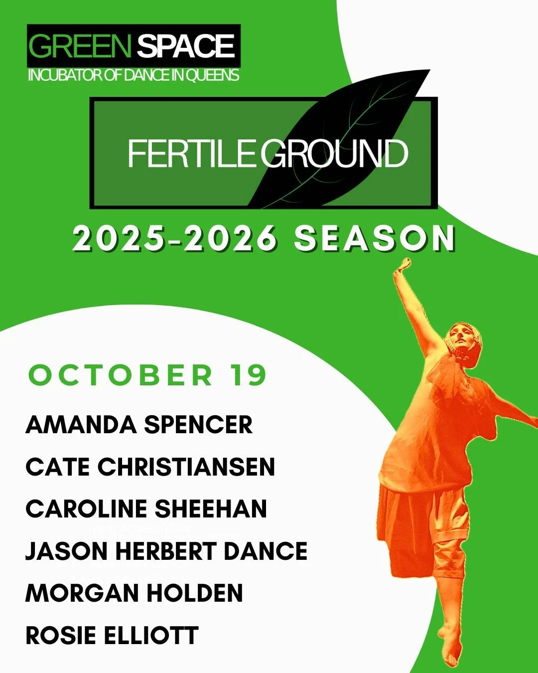 Fertile Ground on October 19th will feature Amanda Spencer, Cate Christiansen, Caroline Sheehan, Jason Herbert and Morgan Holden! Tickets available now, link in bio!

Fertile Ground is a NON-CURATED showcase for emerging and/or established artists. T