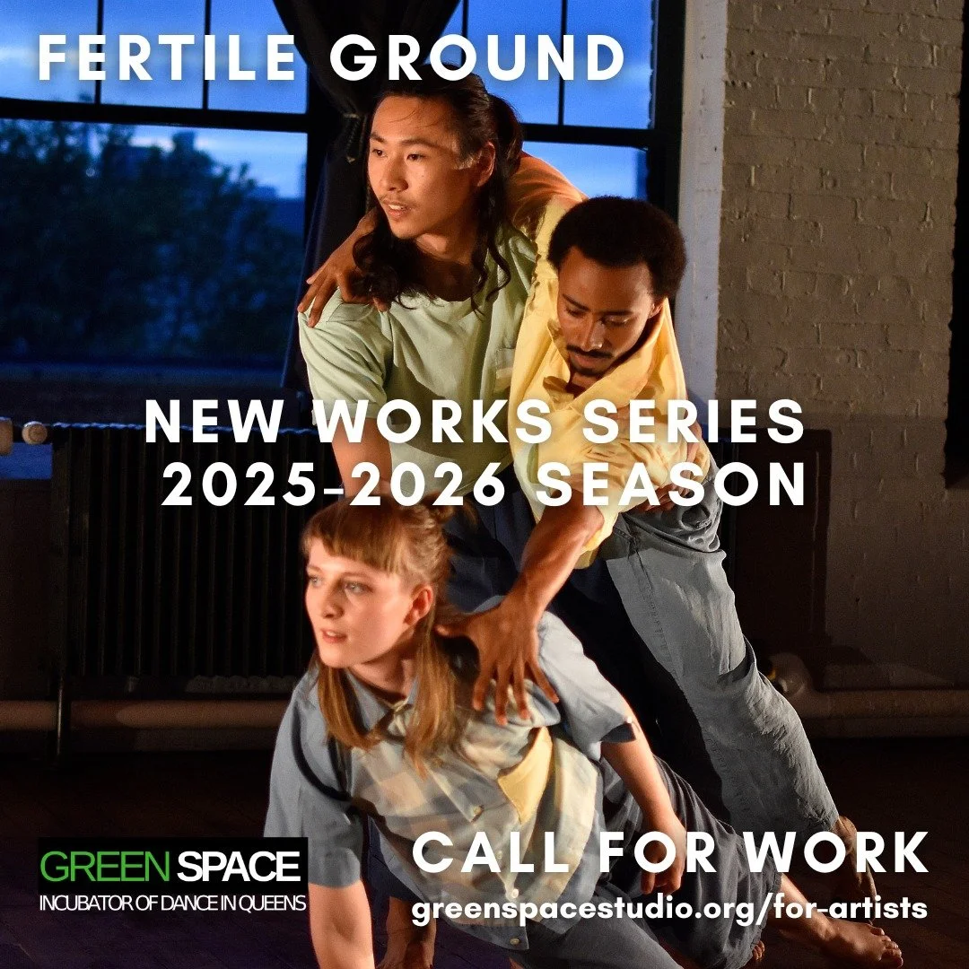 Performance dates available in 2026! Fertile Ground is a non-curated showcase for emerging and/or established artists. The evening consists of work shown by six choreographers, followed by a moderated discussion that integrates the choreographers, da