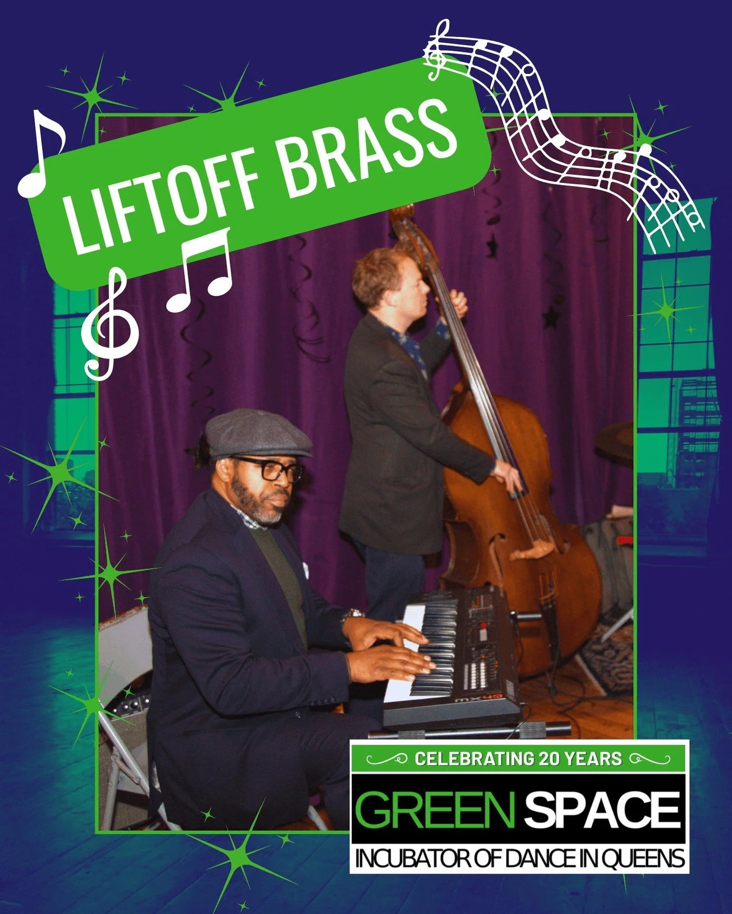 LiftOff Brass is back for the Emerald Gala! Join us for live music and dancing in celebration of 20 Years of Green Space on March 5th at 6:00 PM!

https://www.danceentropy.org/emerald-gala 

@liftoffmusic
@liftoffbrass
@martinkelleyandaffinity