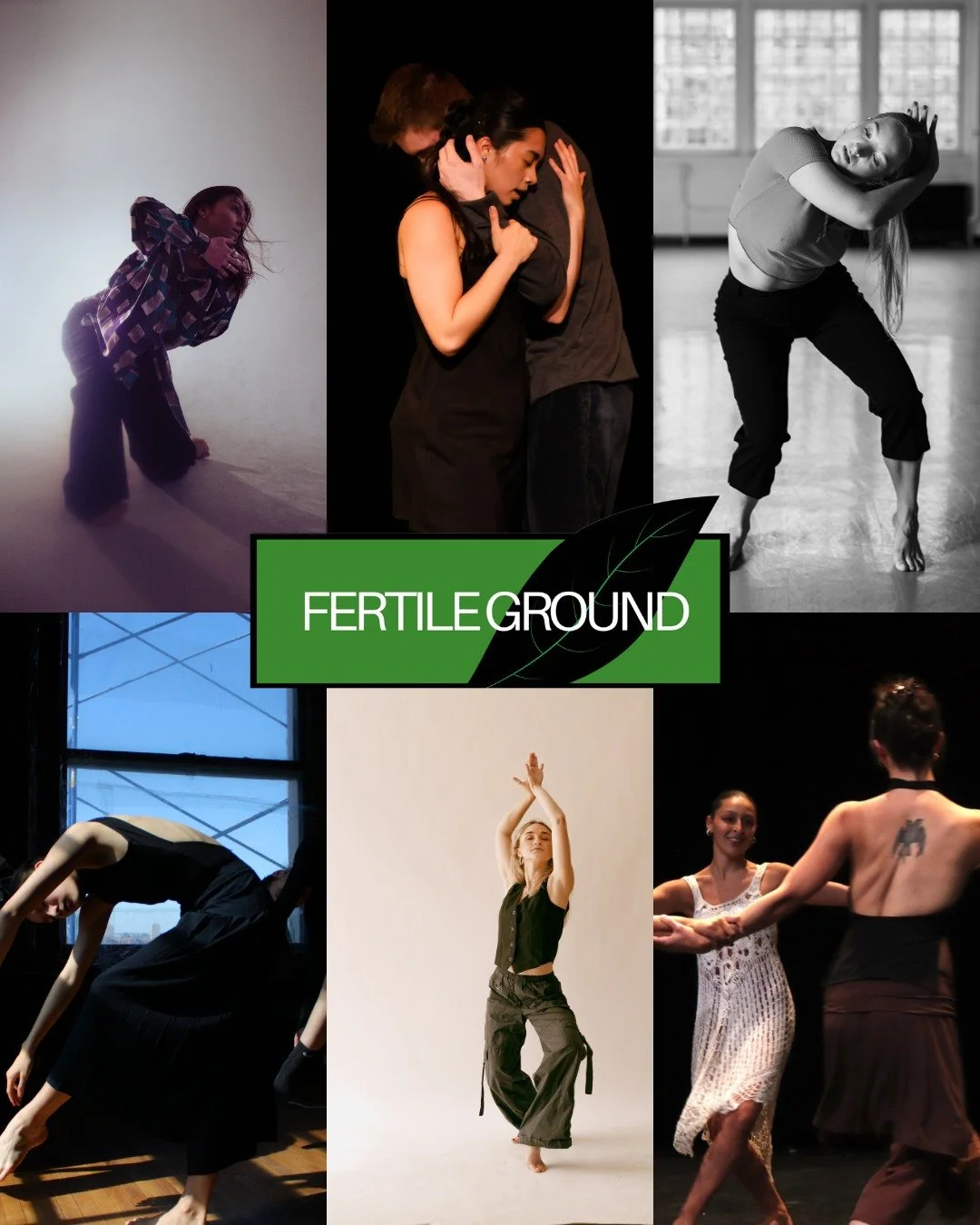 Fertile Ground this SUNDAY at 7:00 PM features new works-in-progress by Kelsey Kushnir, Katie Ryann, Taylor Dukeman, Eric Blovits &amp; Rileigh Timmerman, Natalia Nikitin &amp; Dancers, and Bruised Pear Dance Project. Ticket link in bio!

Fertile Gro