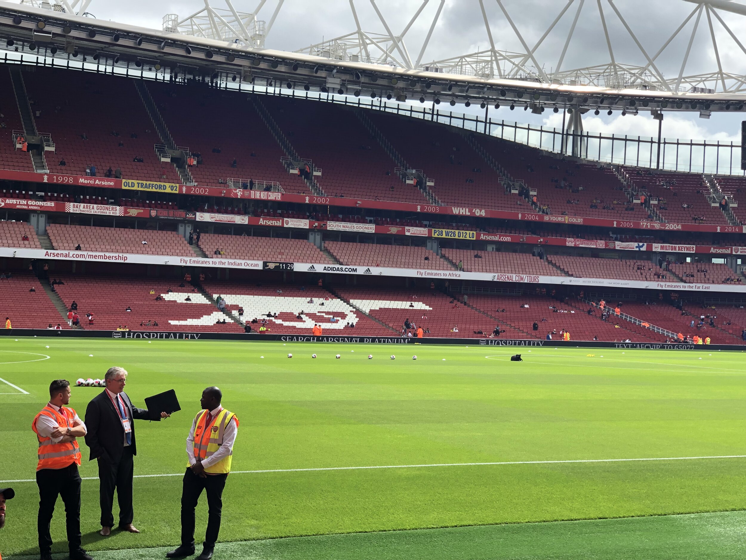 My view from our seats – NorthBank