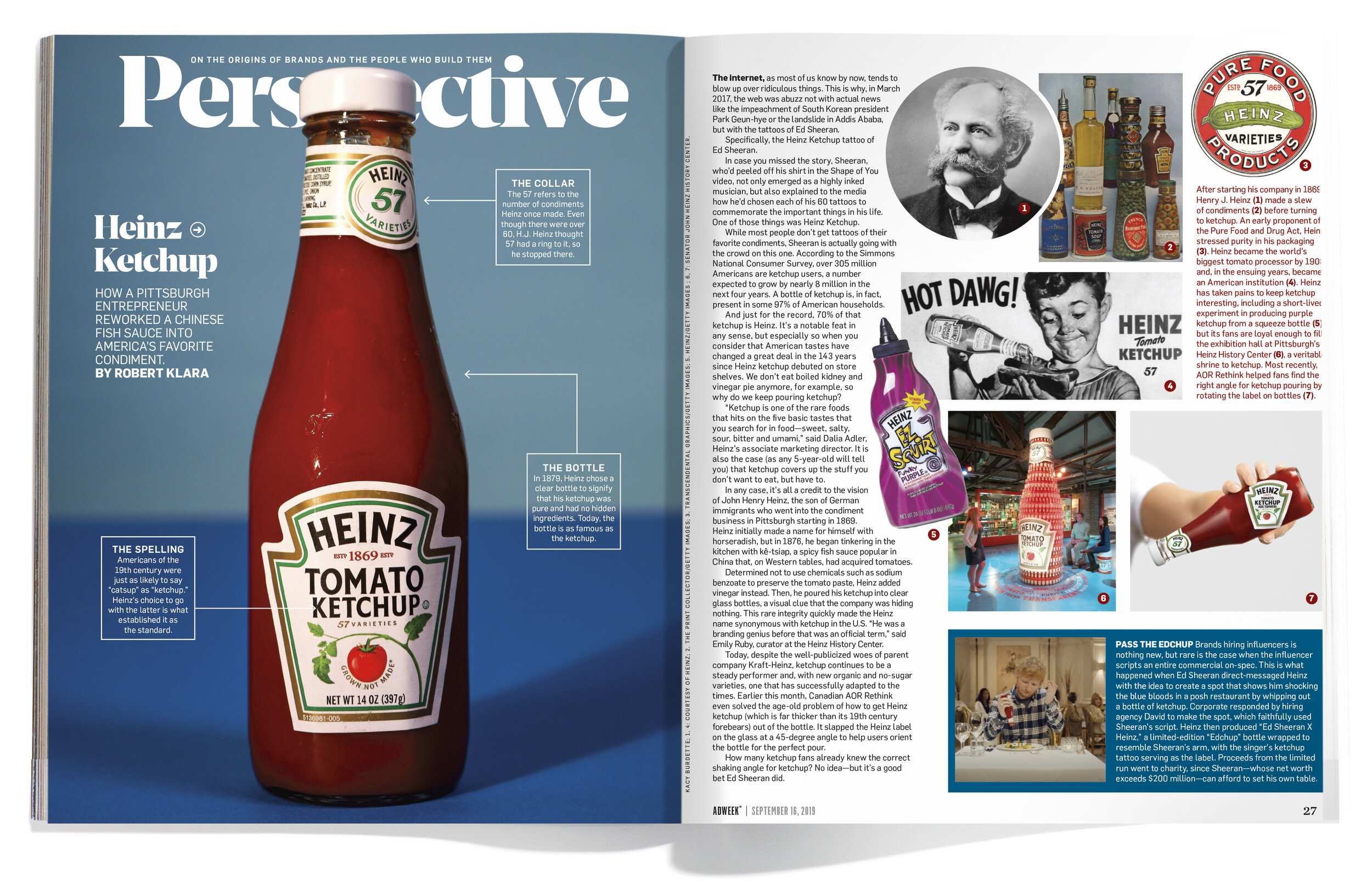   Adweek    How Heinz Created America’s (and Ed Sheeran’s) Favorite Condiment  