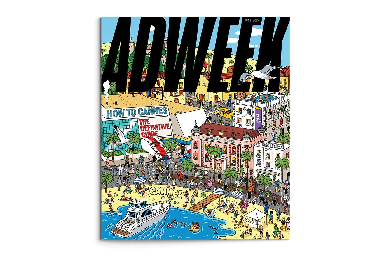 Cover 1. Cannes Adweek redesign by me.