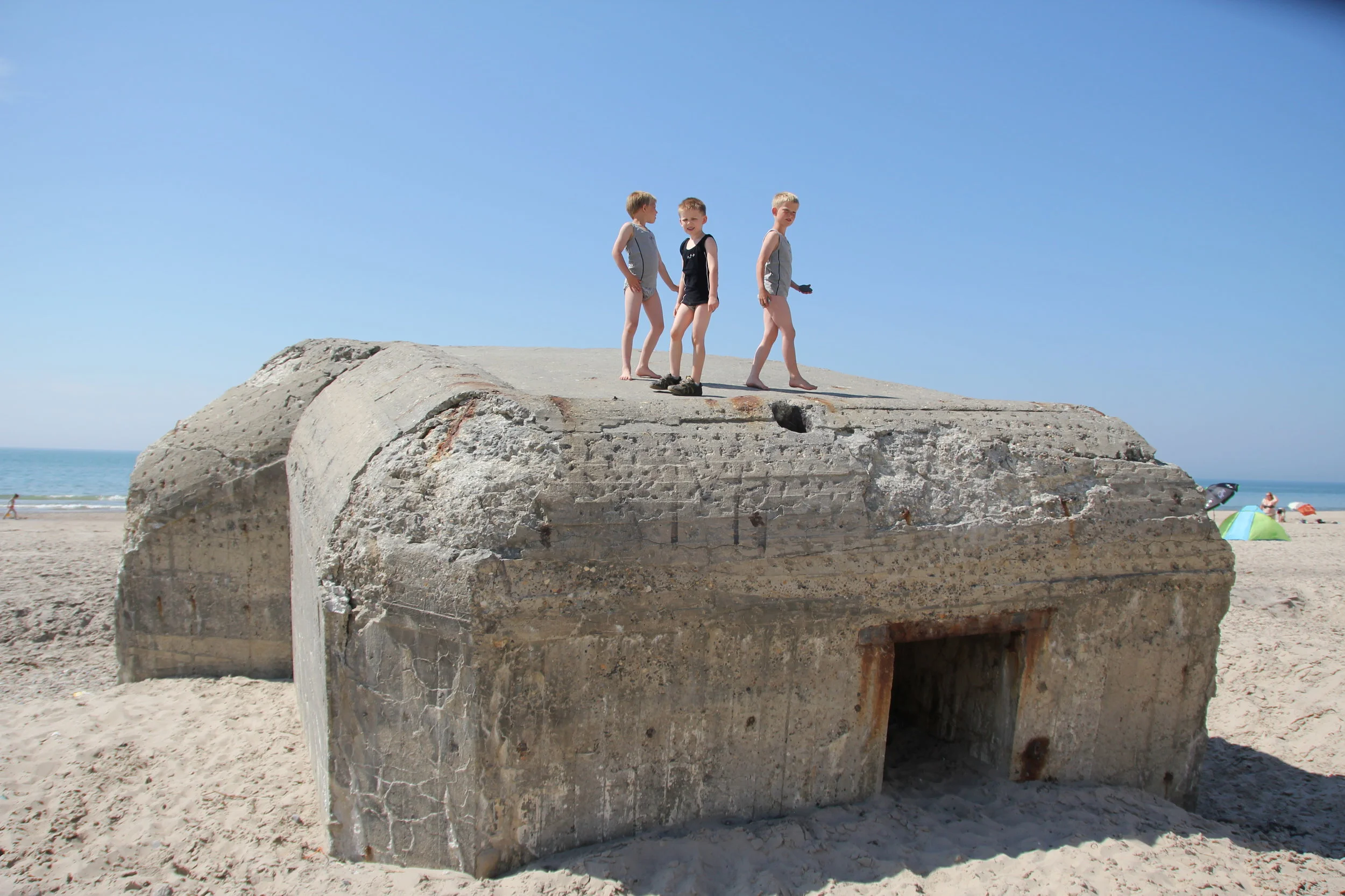 History collides - cousins and bunkers