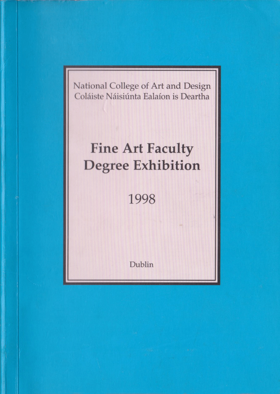 Jean Rooney Graduate Art Catalogue 1998 