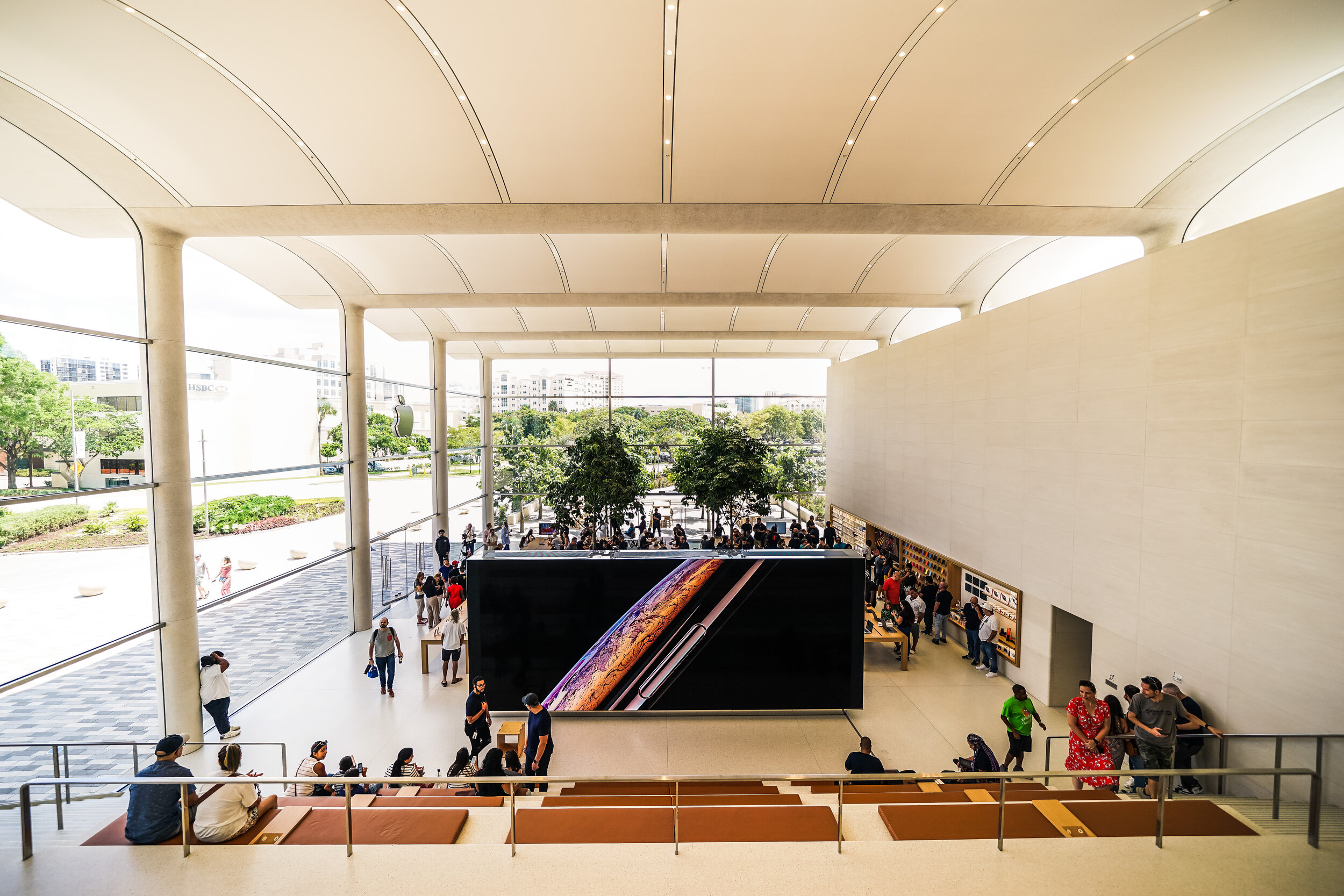 NEW LOOK APPLE STORE @ AVENTURA!, chair, Apple Store, Apple