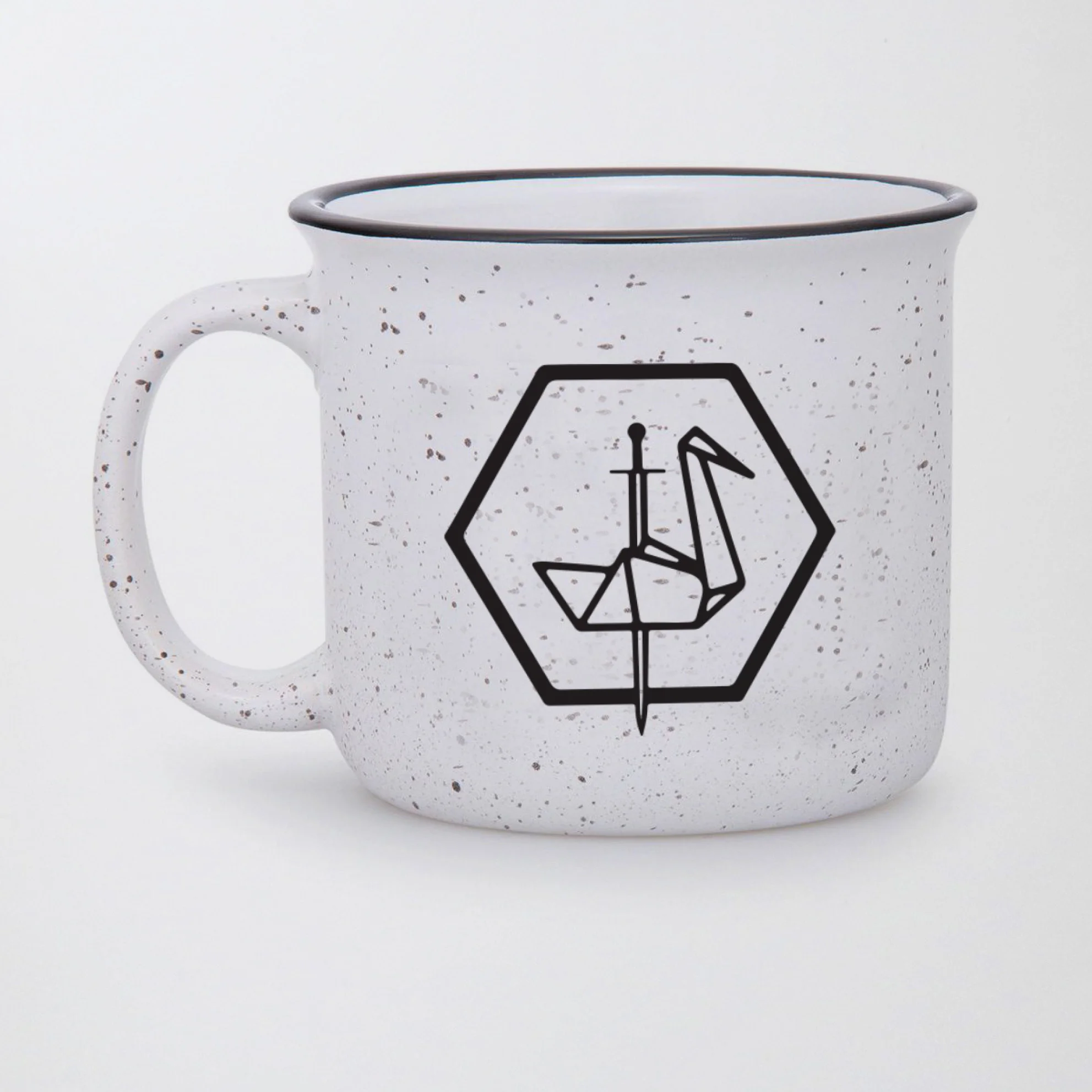 Sword &amp; Swan Campfire Mug