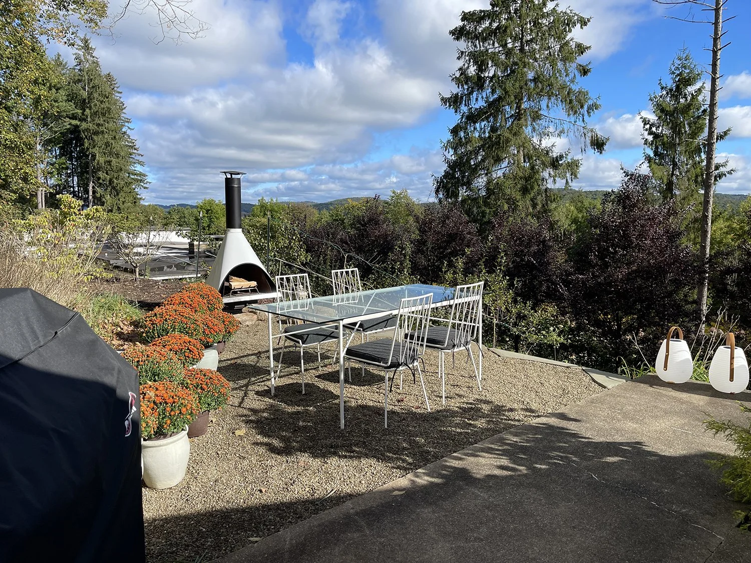 Dining al fresco morning