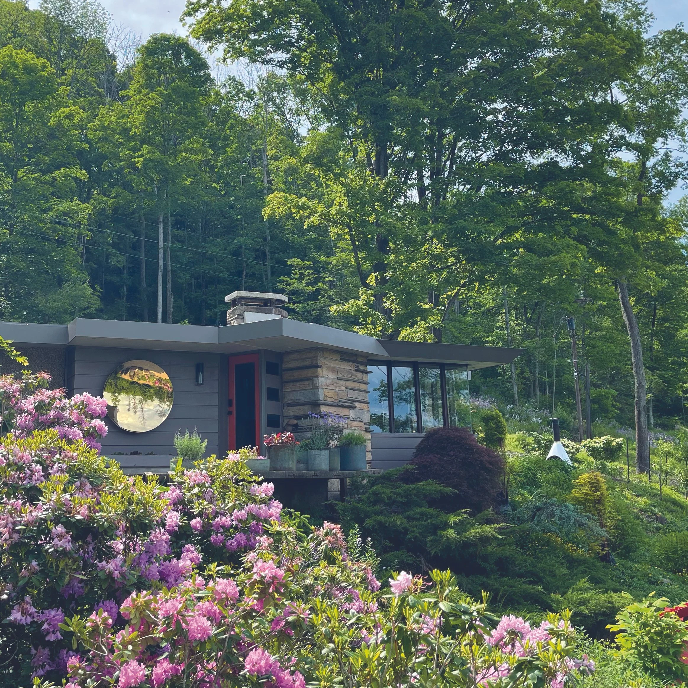 Perched on the hillside