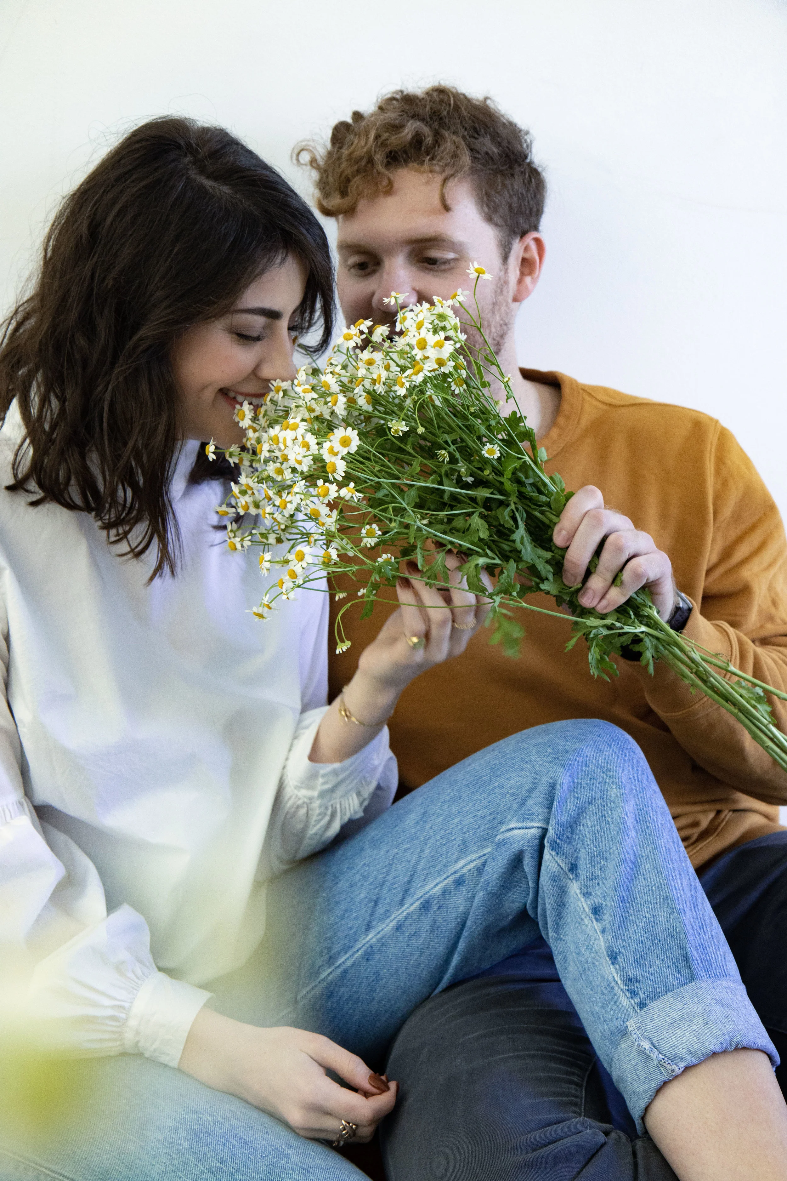 loving couple with flower Dallas portrait photographer Andrea Palaia.jpg