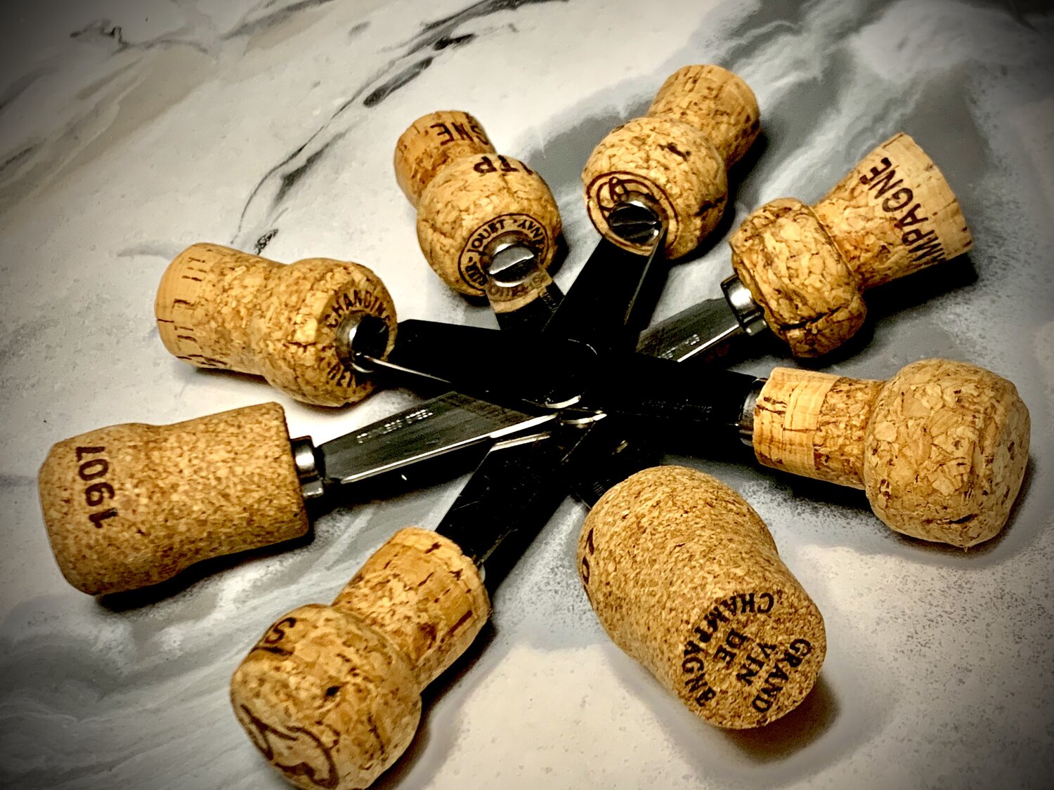 Champagne Cork Spreaders — The Board Couple