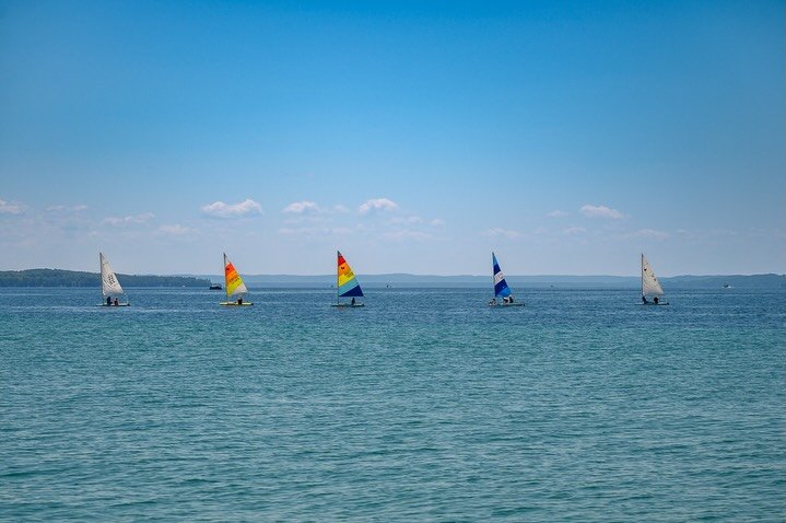 The @tlyccraceteam has been getting after it this summer, and Butterfly Nationals is going to be quite the show&hellip;

Fast boats. 
Turquoise water. 
Kids sailing on Torch Lake all day long, loving every second of it.

This team is ready. And the l